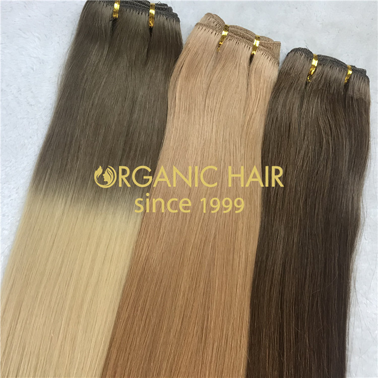 Ombre full cuticle human hair for sale H138